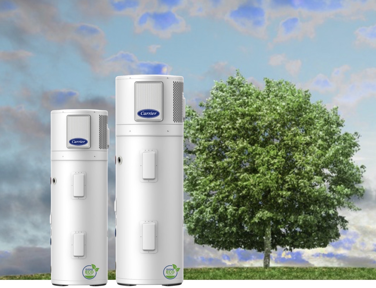 Carrier Blue Hot Water Heat Pump